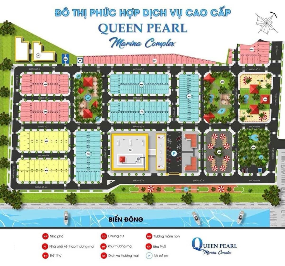 Đất nền dự án Queen Pearl Marina Complex